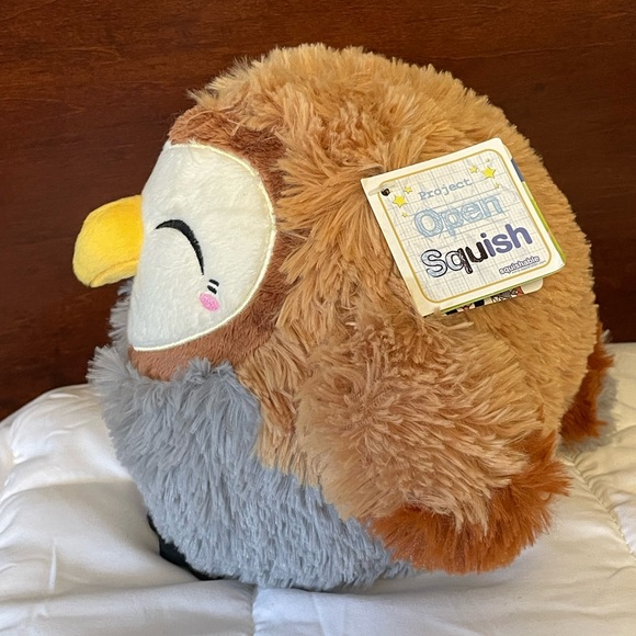 Mini Squishable Barn Owl II NWT Stuffed Toy - Picture 2 of 8